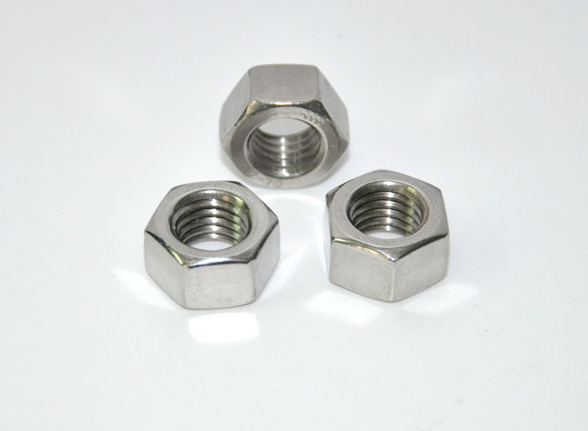 Stainless steel CNC Thread Cutting Nuts with Anodizing / Sand Blasting